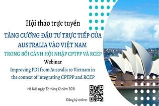 Webinar: Tăng cường đầu tư trực tiếp của Australia vào Việt Nam