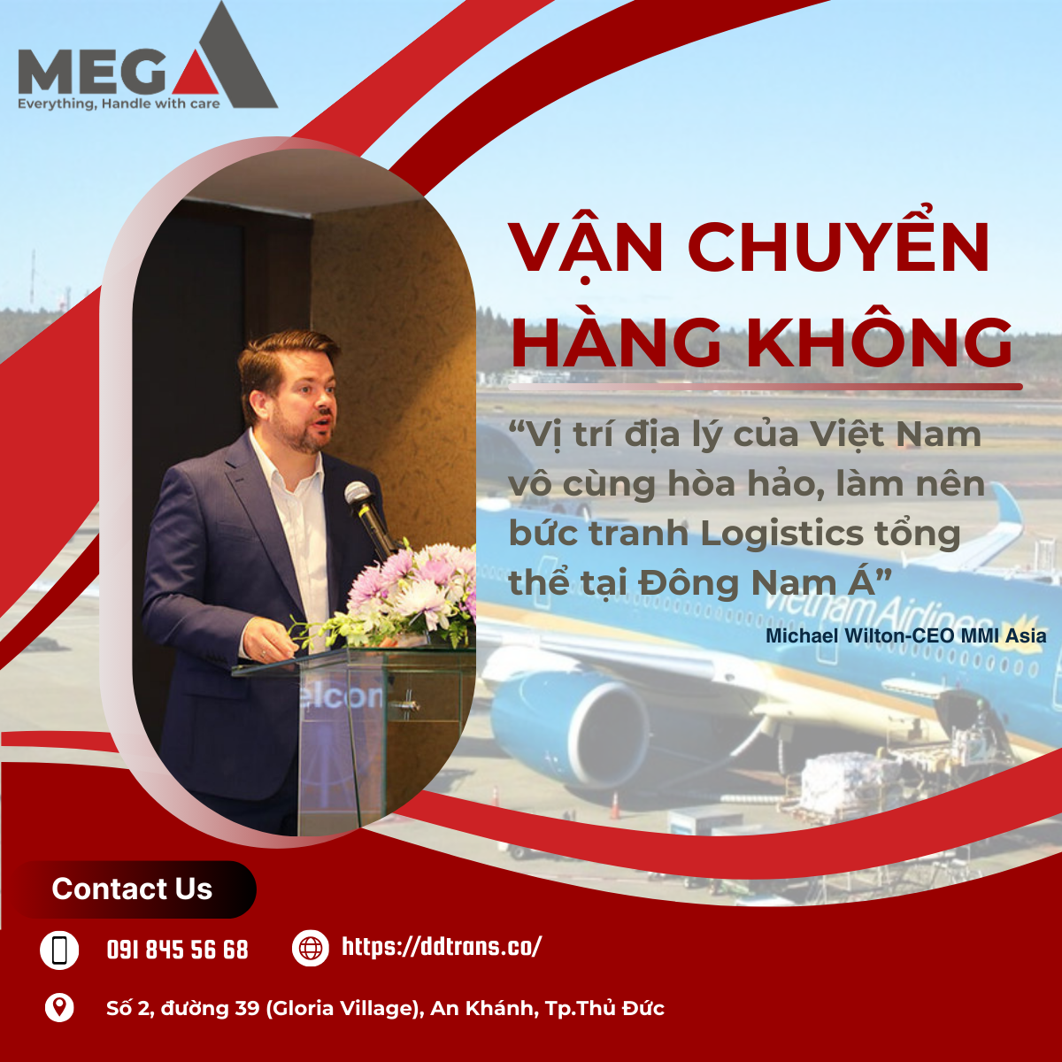 CEO MMI AISA đánh giá vận chuyển hàng không Việt Nam sở hữu rất nhiều lợi thế