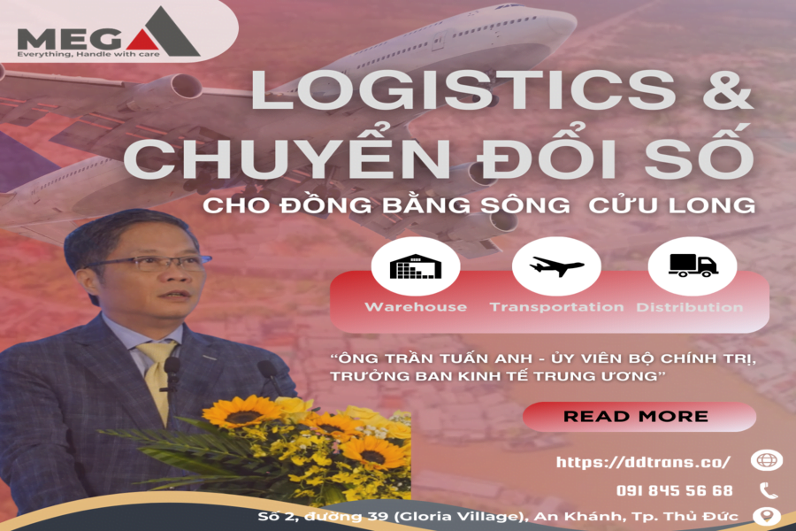 Logistics và chuyển đổi số Đồng Bằng Sông Cửu Long