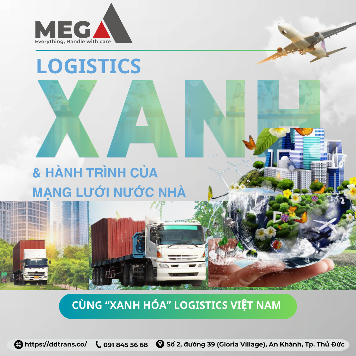 Việt Nam chủ trương các hoạt động xanh hóa Logistics 