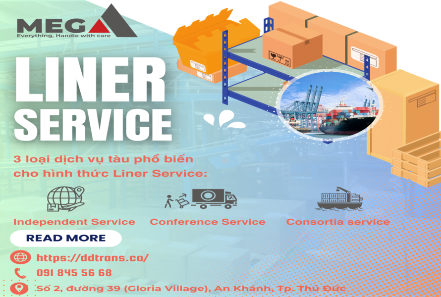 Các dịch vụ tàu phổ biến của Liner Service 