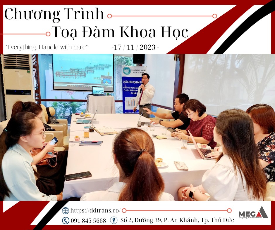 Chủ tịch Mega A Logistics tại Buổi Tọa Đàm Khoa Học