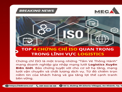 Top 4 chứng chỉ ISO quan trọng trong ngành Logistics