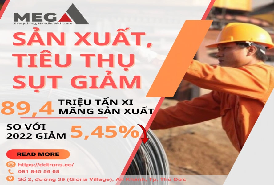 Sản xuất tiêu thụ của ngành VLXD sụt giảm