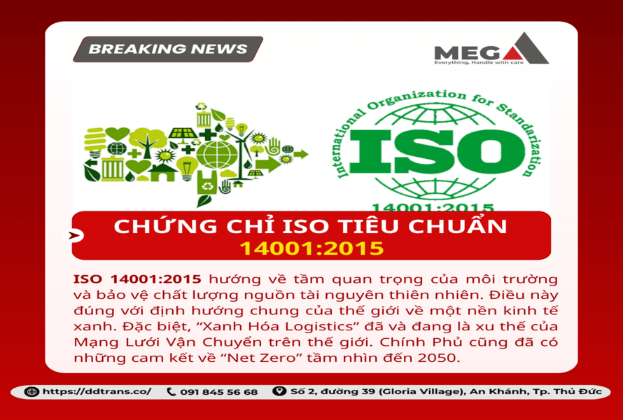 Chứng chỉ ISO 14001:2015 hướng đến đảm bảo chất lượng môi trường