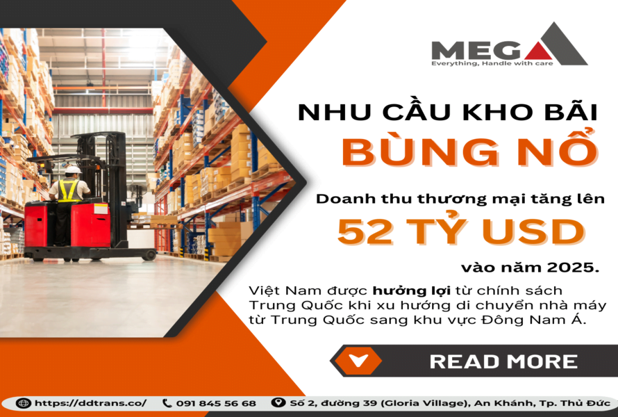 Nhu cầu kho bãi bùng nổ cho ngành TMĐT